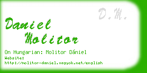 daniel molitor business card