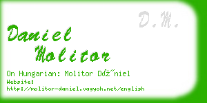 daniel molitor business card